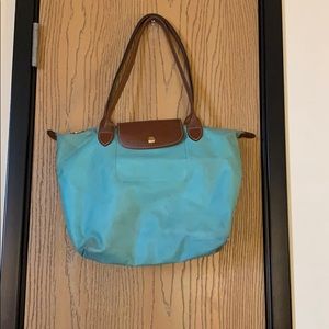 Longchamp Turquoise L tote